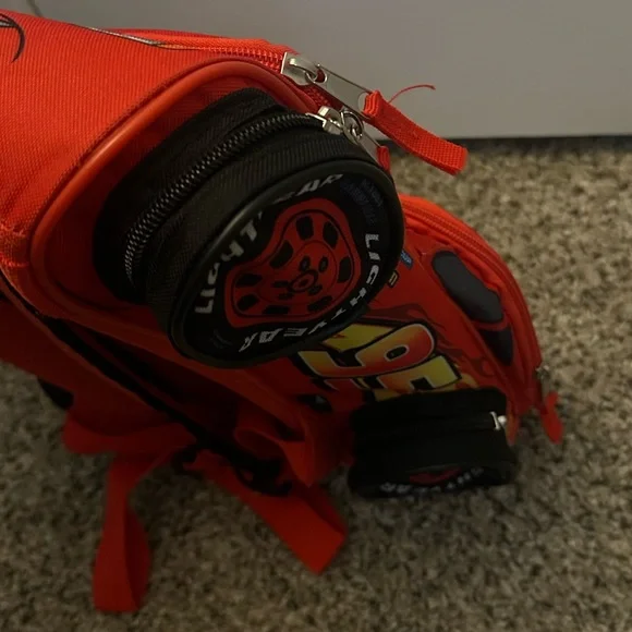 Kids Lightning McQueen Mini Backpack - Picture 4 of 6